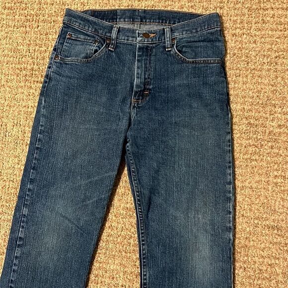 Wrangler Men’s 30 x 30 Straight Fit Blue Denim Jeans - Picture 9 of 11